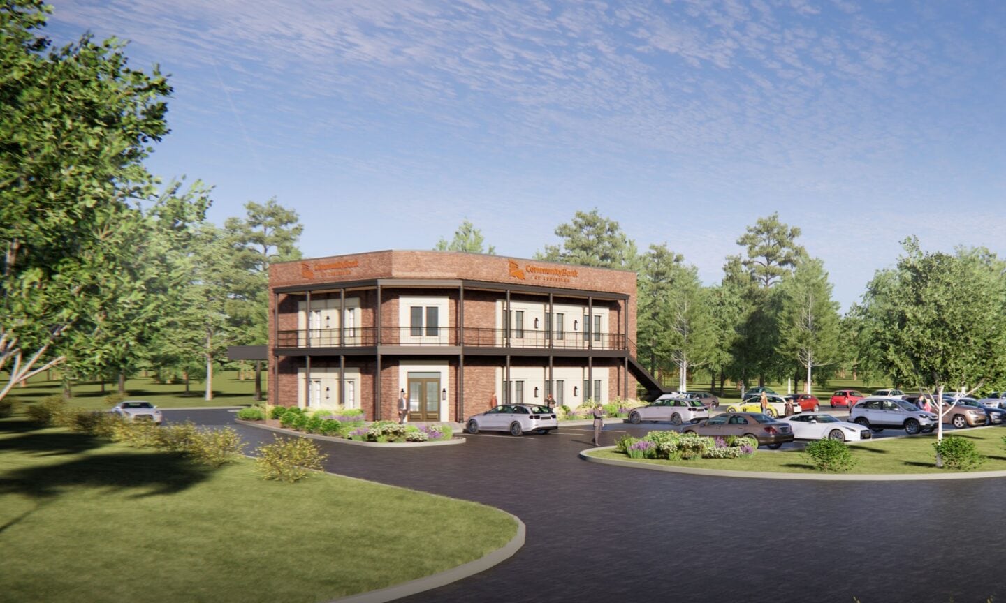 Mock up of Southern Loop branch exterior